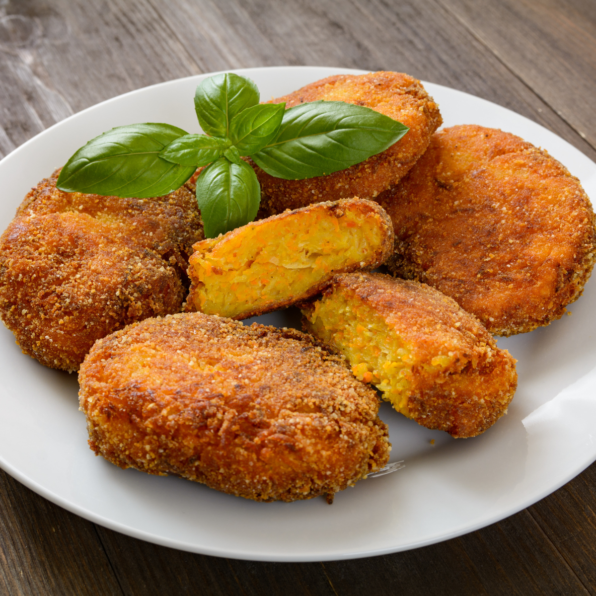 Sweet Potato Soya Chunks Cutlet